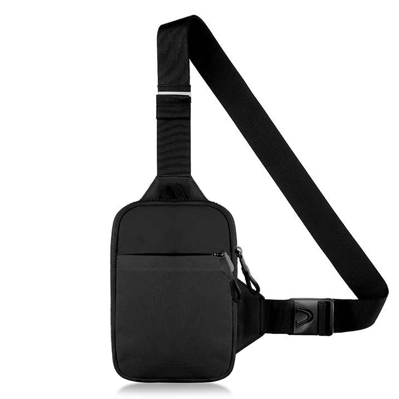 MUNSKT Sling Bag, Waterproof Crossbody Bag Lightweight Chest Backpack with Zipper Adjustable Strap, Men Women Outdoor Sports Travel Hiking Camping Cycling