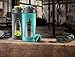 ZULU Turbo Glass Shaker Bottle with Silicone Sleeve, 20 oz, Grey/Green