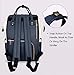 JOLLYCHIC LAND Large Capacity Diaper Bag Backpack for Baby Boys and Girls Travel Maternity Nappy Bag for Mom and Dad (Rose)