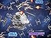 STAR WARS VII Movie Ships Death Star Spaceship Blue Cotton Fabric By The Yard