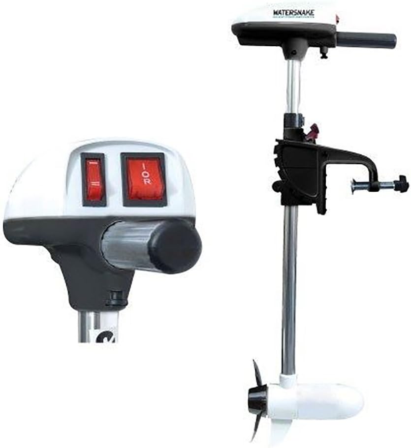 Watersnake Saltwater ASP T24 Transom Mount Electric Outboard Motor 24lb
