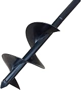 AUGER 6 inch Manual Post Hole Auger Digger Heavy Duty Hand Drill view 2