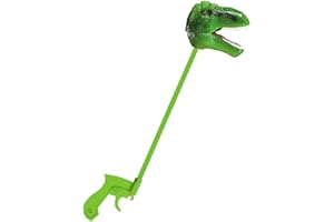 Safari Ltd. Green T-Rex Snapper - 18" Dinosaur Grabber Toy for Boys, Girls, and Kids Age 3+