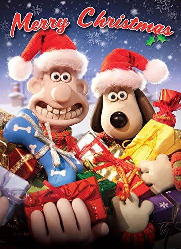 Wallace and Gromit SCX66 Sound Christmas Card,Multi Colour, 220x156mm
