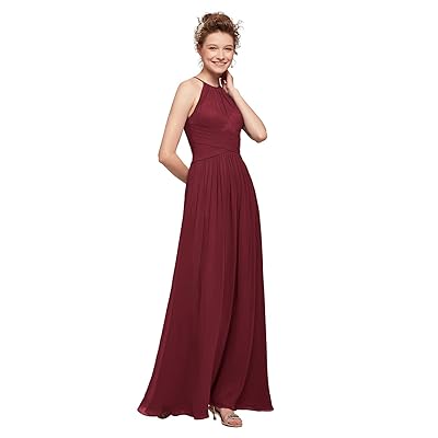 aw bridesmaid dresses Adrianna Papell AP1E210426 P - Tea-Length Beaded Mesh A-Line Dress