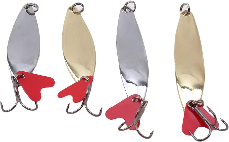 kemai 20Pcs/Box Fishing Lures Kit Metal Fishing Lures Bait Sequins Fishing Lures Fishing Baits Tackle Set for Fishing in Fishing Seat Box