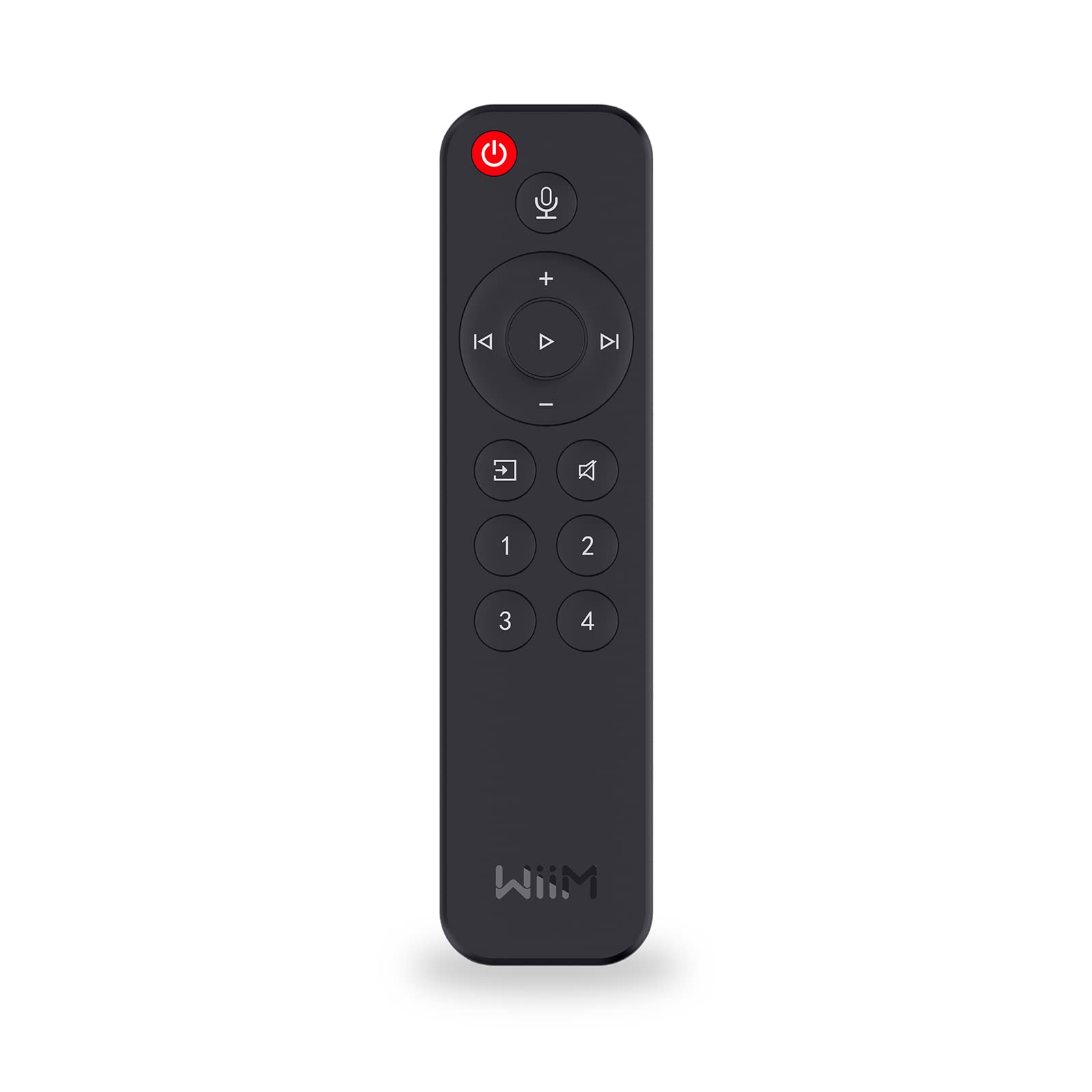 WiiM Voice Remote for WiiM Music Streamers and Amplifiers, Push-to-Talk, 4 Music Preset Buttons