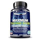 Thermogenic Fat Burner Supplement - Premium Fat Burning Pills, Boosts Metabolism & Energy - Shed Unwanted Body Fat and Lose Weight Fast - 30 Day Supply