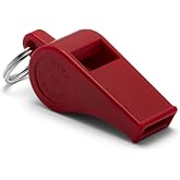ACME Genuine No. 660 Thunderer BPA Free Plastic Whistle. Professional Quality. Small Sized. High Pitch. All-Rounder. 117 dBA. Designed and Made in The UK (Red)