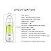 OULYLAN Smart Water Bottle, DIDI Sports Beauty Spray Cup Moisturizing Skin, SOS Warning Light, 2 Hours Reminder Drinking, Cool Mist Humidifier, LED Night Light, USB Recharging 400ml