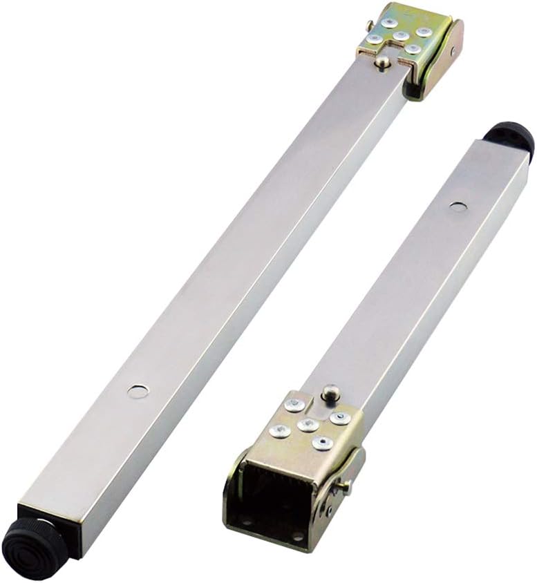 Qiufo Metall Tischbeine, Edelstahl Möbelfüße, Verstellbare