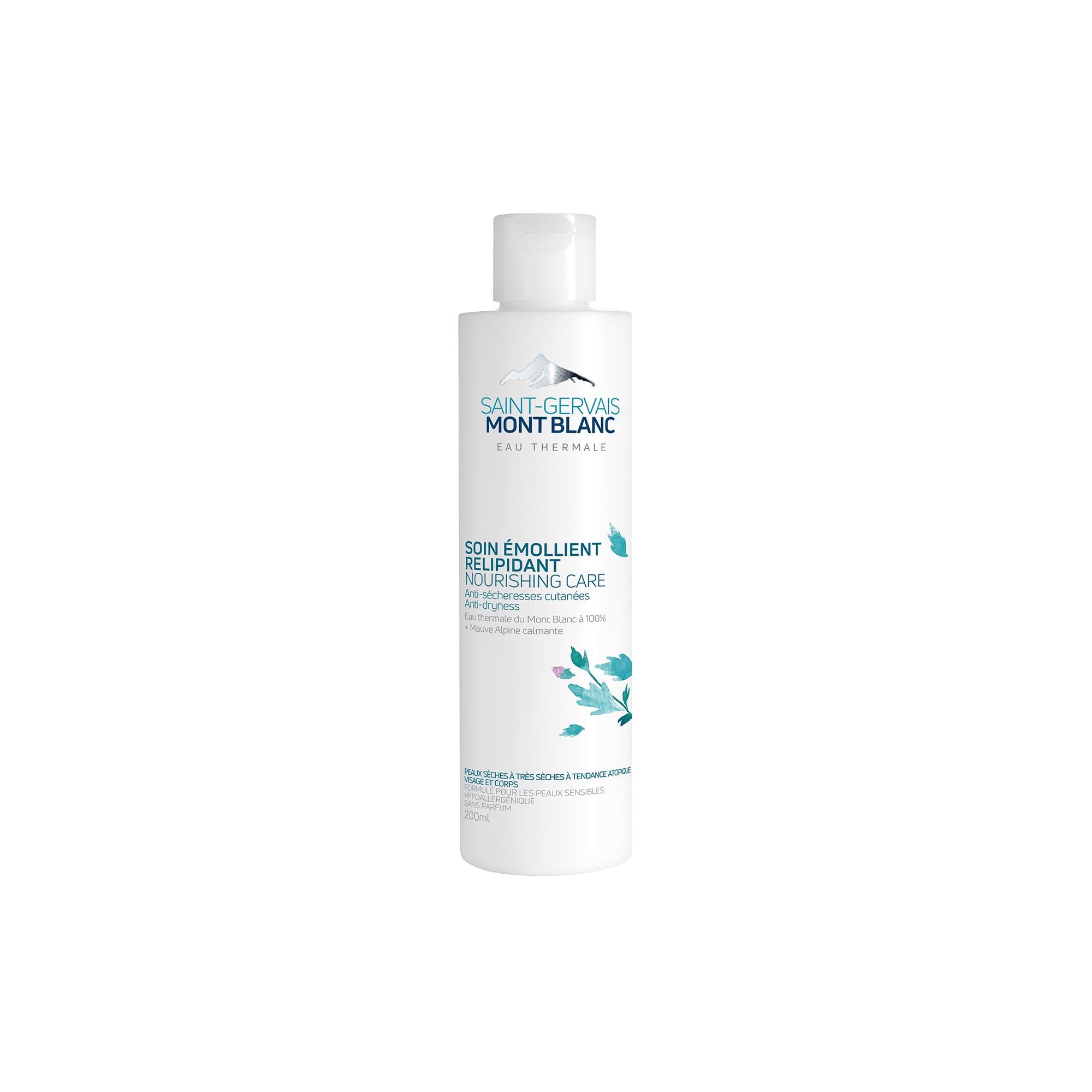 Saint-Gervais Mont Blanc - Nourishing Emollient Anti-Dryness Relief Care - Dry to Very Dry Skin - Face and Body 400 ml