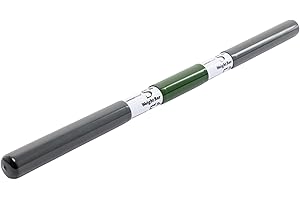 Sammons Preston Rehab Weight Bars, Therapy Rehabilitation and Exercise Equipment for Men, Women, Elderly, Color Coded Medical Recovery Aid for Patient Home and Clinical Use, 5 Pounds, Dark Green