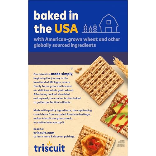 TRISCUIT EVERYTHING WHOLE GRAIN WHEAT CRACKERS, LUNCH SNACKS, SNACK CRACKERS, 8.5 OZ