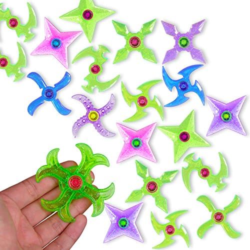 Mini Finger Gyro Fidget Spiral Twister Toys Party Pack (20 Pieces) by Lugumy