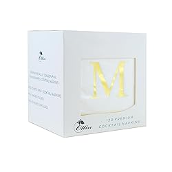Ottin Monogrammed Letter M 120 Packs Initial Paper