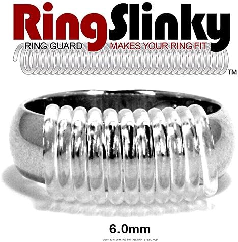 RingSlinky Ring Guard / Ring Size Reducer - 6.0mm (3 pack)
