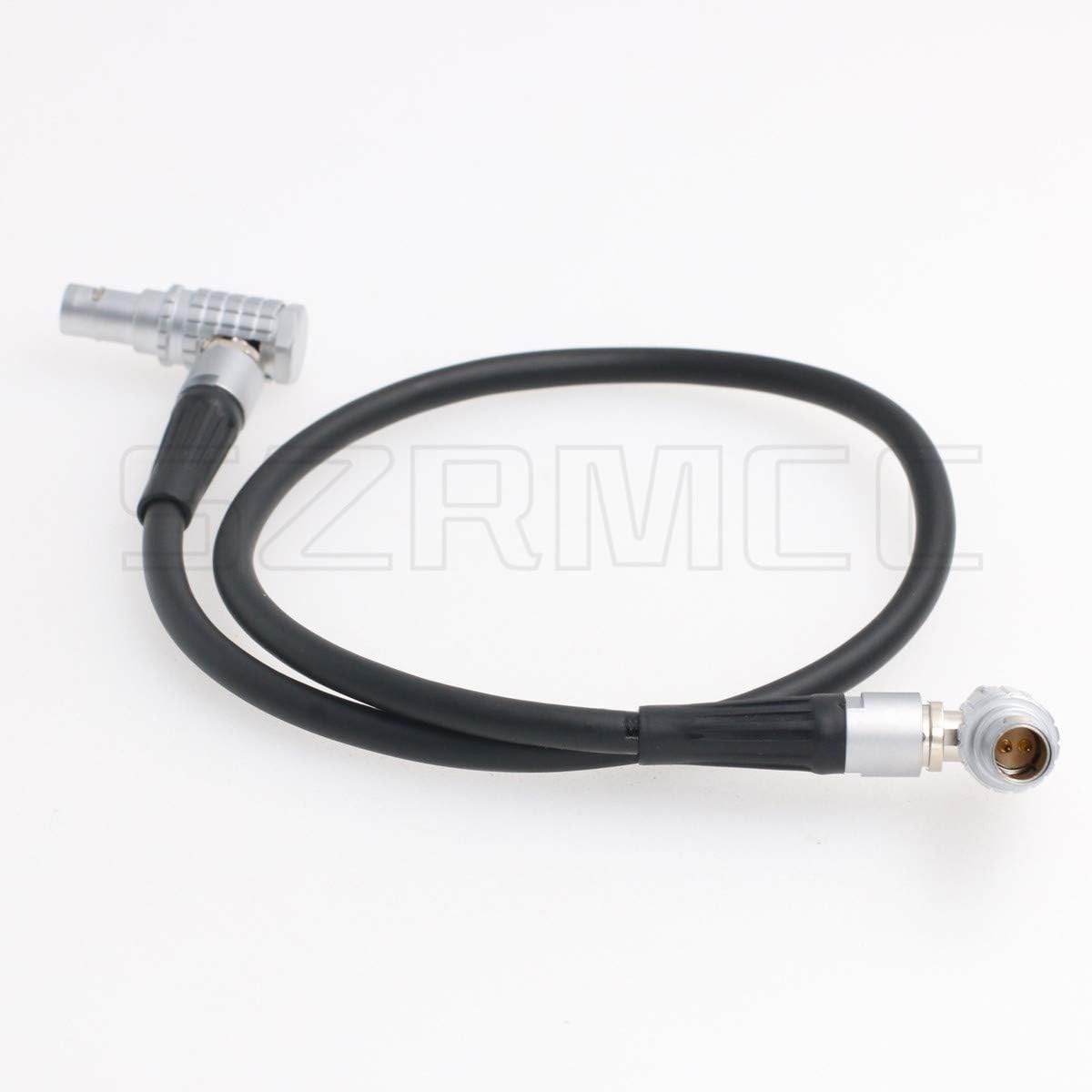 SZRMCC 0B 2 Pin Right Angle Male to 0B Right Angle Male Power Cable for ARRI Alexa Camera AUX 2 pin 12V to Teradek Bond Bolt Cube (Straight Cable) - Image 3