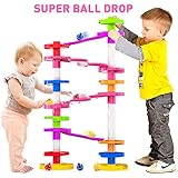 WEofferwhatYOUwant Super Ball Drop with Double Bridge and Spacers for High and More Stable Structures for Advanced Babies Toddlers and Preschool for Ages 10 Months to Adults