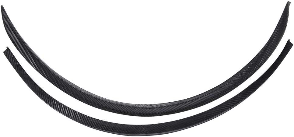 ahomi 2pcs 72cm Rubber Car Fender Flares Arch Wheel Eyebrow Fender Protector