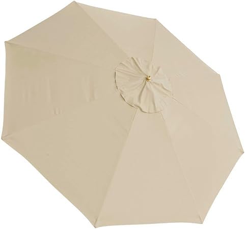 Amazon Com Oversized 13 Feet Diameter Polyester 8 Rib Umbrella Replacement Canopy Avid Apricot For Outdoor Patio Beach Market Stall Uv Protect Sun Shade Water Resistant Garden Outdoor