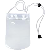 SODIAL(R) 1PC Summer Waterproof Pouch Swimming Beach Dry Bag Case Cover Holder For Mobile Phone white Transparent borderless