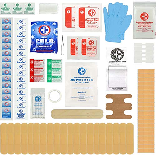 Be Smart Get Prepared 125pc Emergency First Aid Kit Ideal for Office