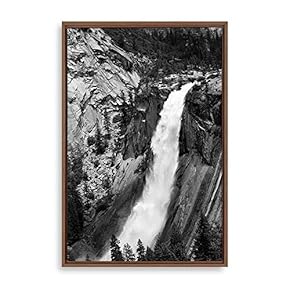 Framed Canvas Wall Art Waterfall Canvas Prints Home Artwork Decoration for Living Room,Bedroom - 16x24 inches
