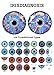 Anatomical Worldwide PO26E Iridology Laminated Chart