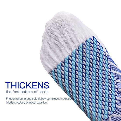 image for PACEARTH Compression Socks for Women & Men Long Sports Socks 1 Pair fo