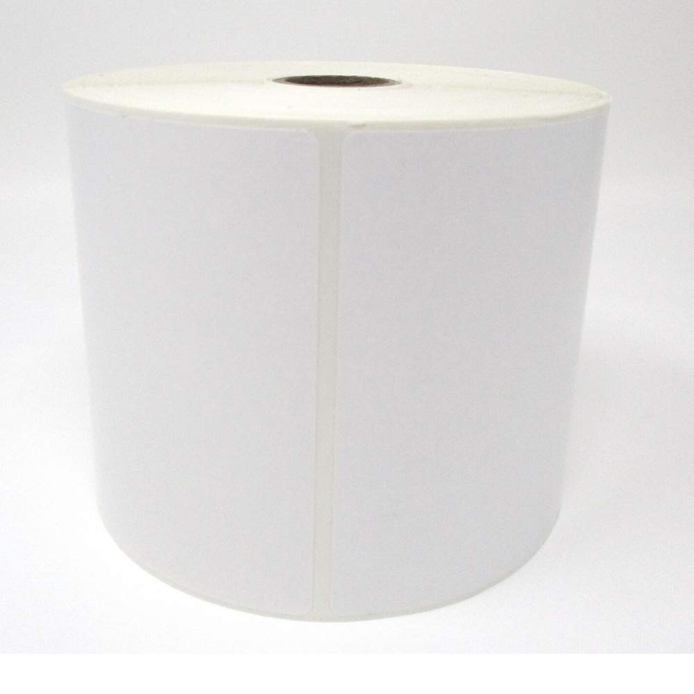 Brother RD007U1S Etiquetas troqueladas estándar, papel blanco, 4 pulgadas x 6,5 pulgadas, paleta y envío, térmica directa, 460 etiquetas/rollo, 8 rollos, 3680 en total