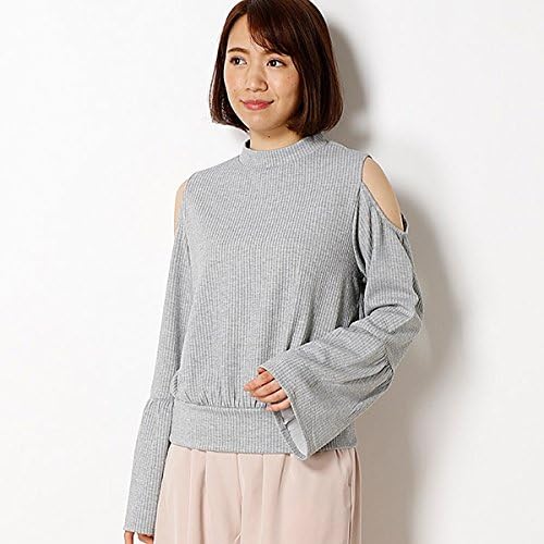 Amazon イーハイフンワールドギャラリー E Hyphen World Gallery オフショルフリルスリーブプルオーバー Tシャツ カットソー 通販