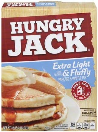 Hungry Jack Extra Light & Fluffy Pancake & Waffle Mix, 907g