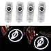 JIAFENG 4 PCS Car Door LED Lighting Welcome Lights Shadow Projector for Mini Cooper