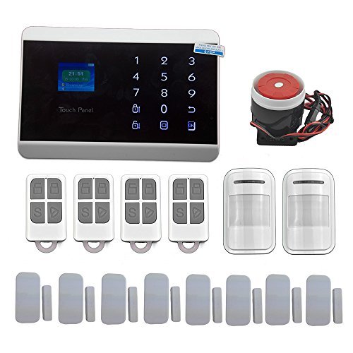 APP Control GSM SMS Wireless Home House Fire Alarm System Security Auto
