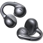 Baseus Bowie MC1 Pro Open Ear Clip-On Headphones, Hi-Res LDAC & HiFi4 Acoustic Sound, 5g Ultra-Lightweight Comfort, SuperBass 2.0, DNN 4-Mic AI Clear Calls, IP67 Waterproof, Bluetooth 6.0