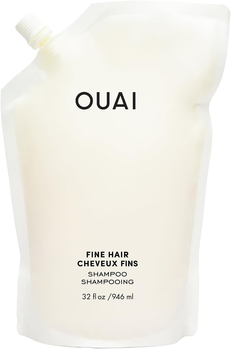 OUAI Fine Shampoo Refill Volumizing Keratin Biotin Chia 946ml