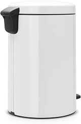 Brabantia NewIcon Pedal Bin 20L White Soft-Closure With Inner Bucket view 3