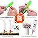 Self Watering Spikes - Plants Flower Irrigation Watering Spikes Device Self Drip with Slow Release Control Valve Switch Outdoor Indoor 12 Packs