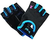 Saranac b-grl just4me Fitness Gloves, Graphite/Cobalt, Small