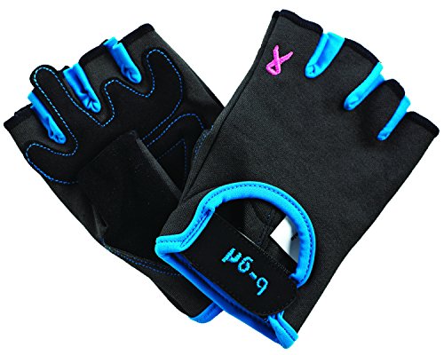 Saranac b-grl just4me Fitness Gloves, Graphite/Cobalt, Small