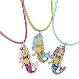 Party Supplies 097138827005 Mermaid Necklace Favors-12 Ct