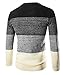 Zicac Men's Casual Fashion Pullover Sweater Assorted Knitwear (US:S(Asian Size Tag L), Black)