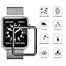 OKTI asd31 Apple Watch Screen Protector 38mm, iWatch Tempered Glass Screen Protector, Anti-Scratch Scratch Resistant, Full Coverage Scratch Proof Screen Film for Apple iWatch 38mm Series 1/2/3 [1 Pack]