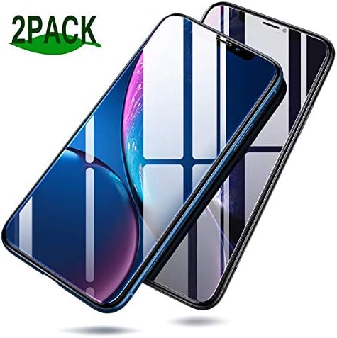 [2-Pack] Tempered Glass Screen Protector Compatible for iPhone XR，Anti-Fingerprint,Anti-Scratch，9H Hardness，HD，Screen Protector Compatible for iPhone XR
