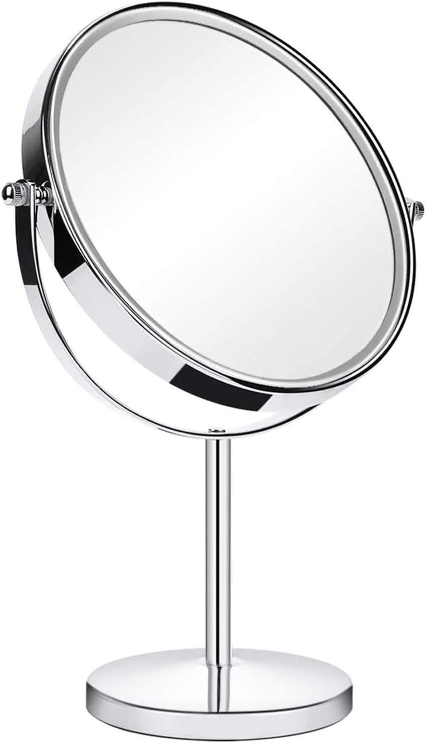 ANGNYA Double Sided Vanity Mirror, 1X and 3X Magnifying Mirror Round