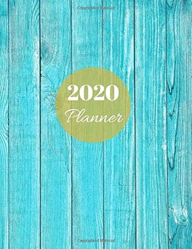 2020 Planner: Stylish sky blue Daily, Weekly And Monthly Calendar Schedule With Tabs. Jan 2020 - Dec 2020 Year Organizer With To Do list Academic ... Turquoise beach themed gift for ocean lover Paperback – September 8, 2019