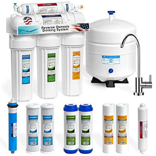 With Faucet And Tank &ndash; Under Sink Water Filter &ndash; Plus 4 