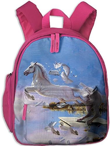 White Horse Students Book Bag Children Schoolbags Backpacks For Teens Boys Girls