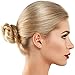 PAVOI Handpicked AAA+ 14K Yellow Gold Round White Freshwater Cultured Pearl Earrings | Pearl Earrings for Women - 7mm